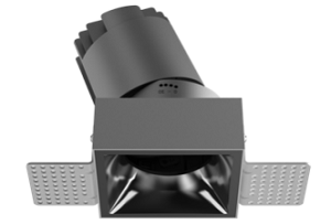 Lite Unite LED Trimless Square Gimbal Downlight