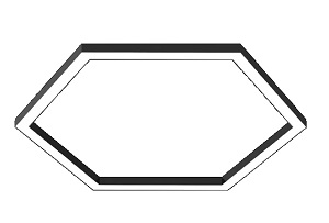 Custom Hexagon Pendent