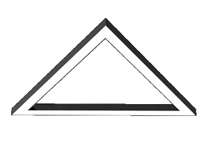 Custom Triangle Pendent