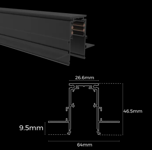 Magnetic Recess Track Rail