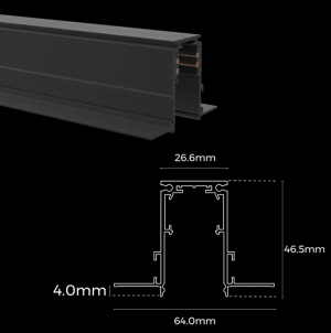 Magnetic Recess Track Rail
